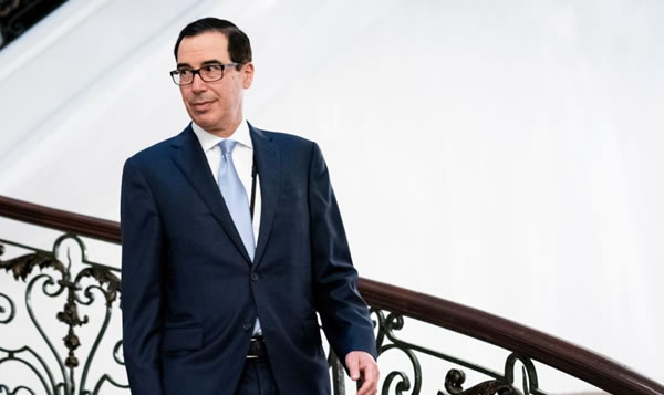 Reapertura del país Mnuchin: Reapertura del país no se hará por "razones económicas"