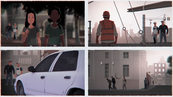 trampas de ICE Una serie animada advierte sobre las trampas de ICE para arrestar a inmigrantes