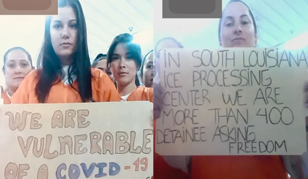 detenidas por ICE en Louisana Inmigrantes detenidas por ICE en Louisana exigen liberación por riesgo de coronavirus