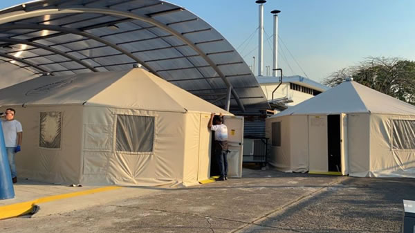 Costa Rica Costa Rica instala hospital móvil cerca frontera de Nicaragua para tratar coronavirus