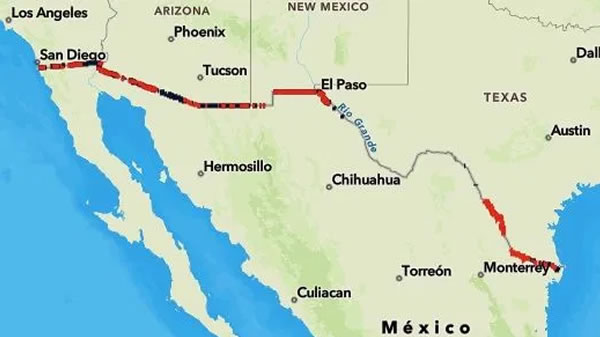 avance del muro fronterizo Gobierno de Trump presume avance del muro fronterizo en medio de la pandemia