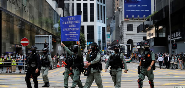 ley china sobre Hong Kong EE.UU., Gran Bretaña, Canadá y Australia condenan ley china sobre Hong Kong