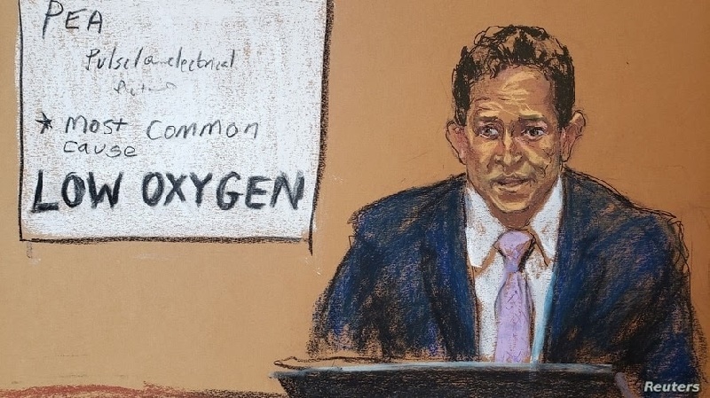 George Floyd Cardiólogo testifica que George Floyd no murió ni de infarto ni de sobredosis de drogas