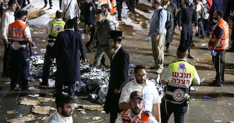 celebración religiosa en Israel Al menos 44 muertos durante estampida en celebración religiosa en Israel