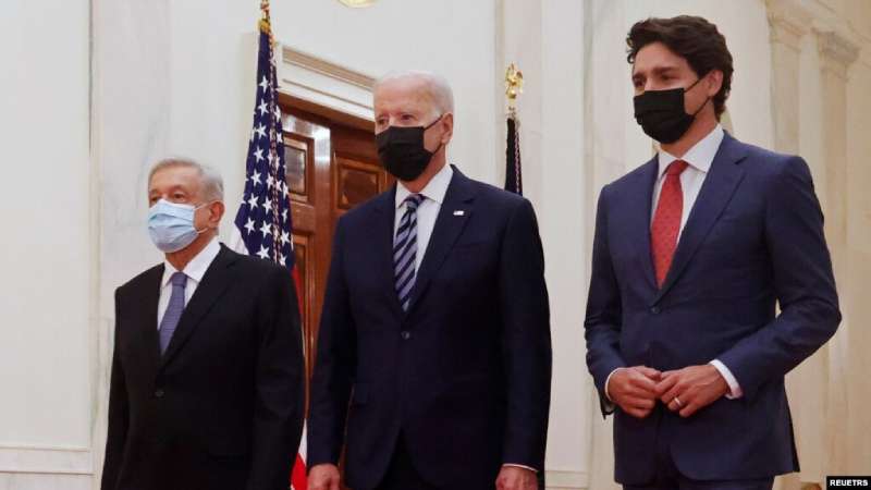 Los líderes de Norteamérica abordan el comercio, el cambio climático y la migración líderes de Norteamérica