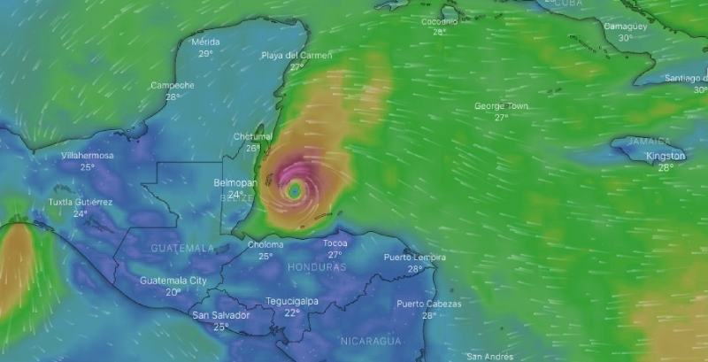 Imagen: Windy.com