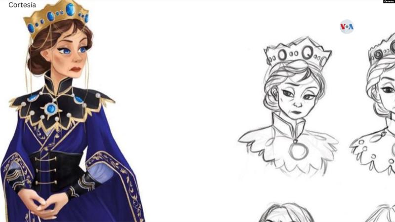 Parte del trabajo de Valentina Ramírez.