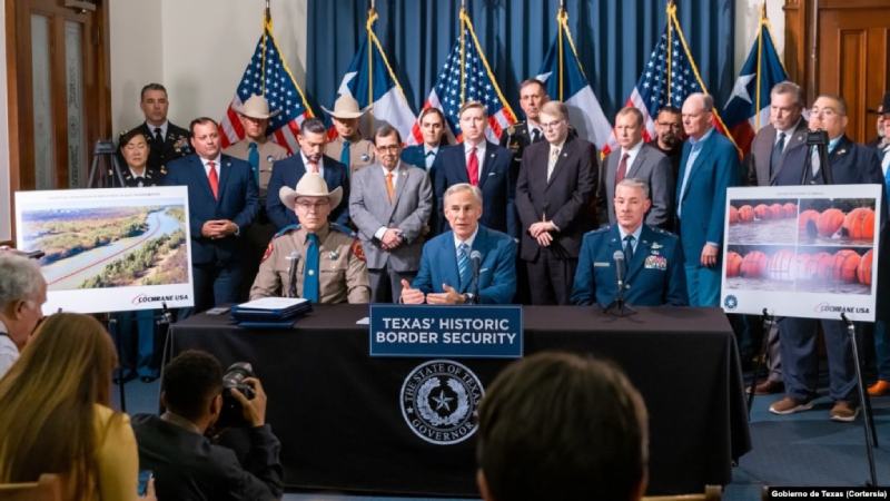 Administración Biden demanda al gobierno de Texas por barrera flotante en la frontera sur