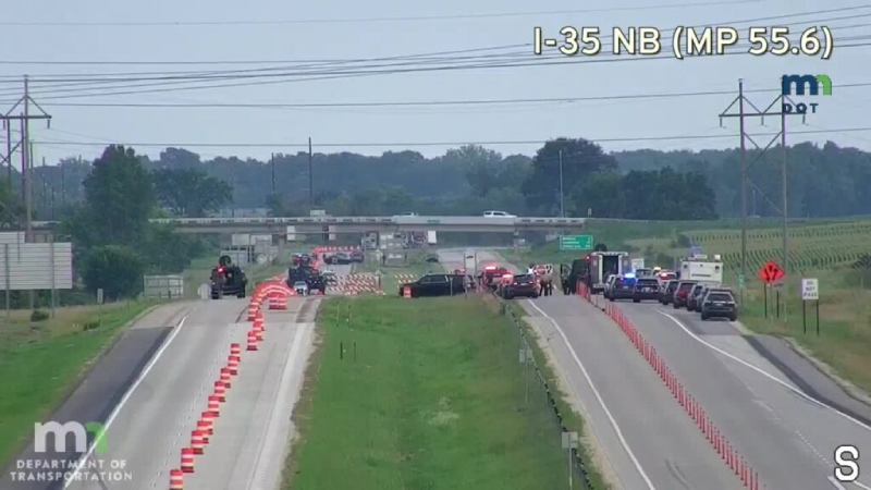Enfrentamiento con hombre armado en la I-35 cerca de Faribault