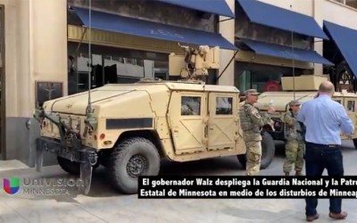 Walz despliega la Guardia Nacional y la Patrulla Estatal de Minnesota en medio de los disturbios