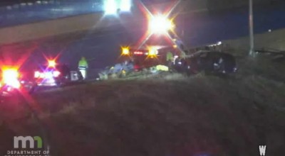 accidente en la I-35W en Minneapolis