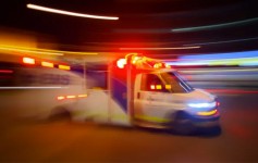 accidente cerca del casino Treasure Island