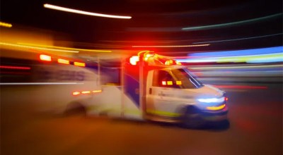 accidente cerca del casino Treasure Island