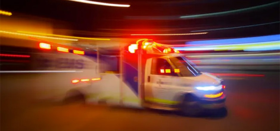 accidente cerca del casino Treasure Island