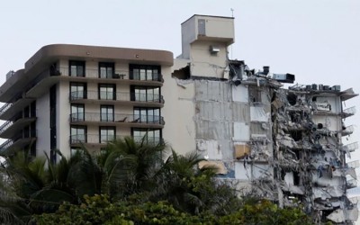 colapso de edificio en Miami Beach