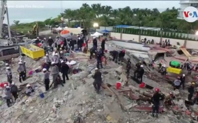derrumbe del edificio en Surfside