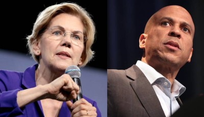 Senadores estadounidenses Warren y Booker
