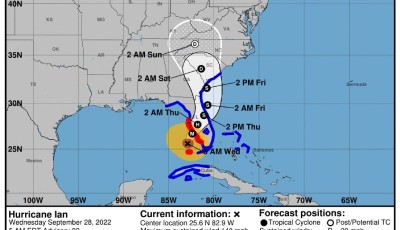 Ian se aproxima a Florida