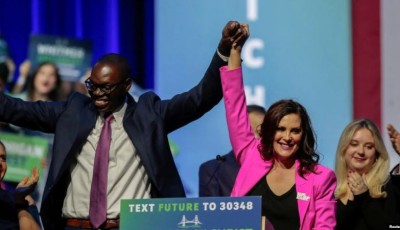 Demócratas ganan elecciones de gobernadores en tres estados cruciales del 'muro azul'