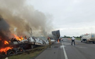 Choque en México