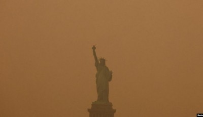 El humo que cubre EEUU y Canadá podría durar días mientras los incendios no cesan