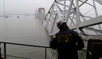 Carguero que chocó contra puente de Baltimore