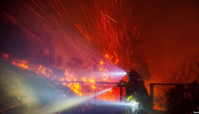 Incendio forestal Franklin
